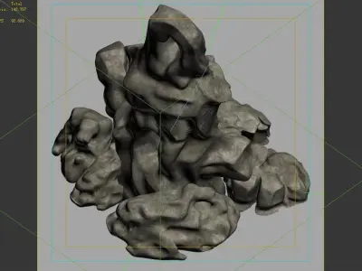 Mountain - Ore 03 3D model