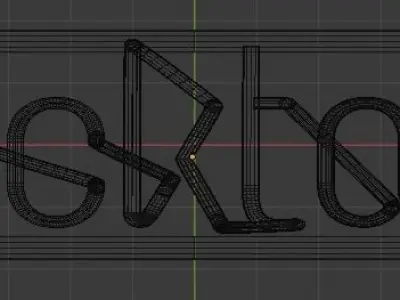 c0cktail Neonsign 3D model