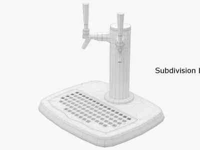 Beer Tap 3D model
