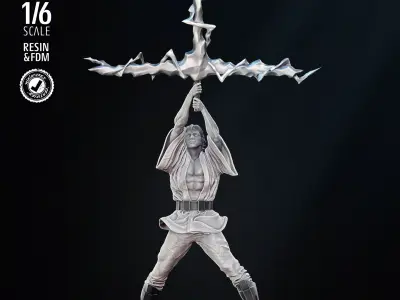 STAR WARS Luke New Hope Sculpture 3D print model