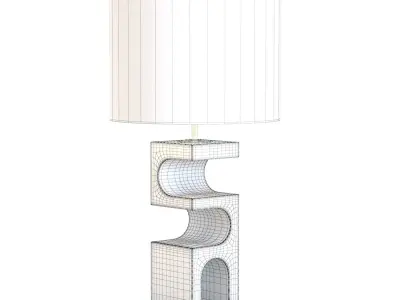 Crate and Barrel Boveda Table Lamp 3D model