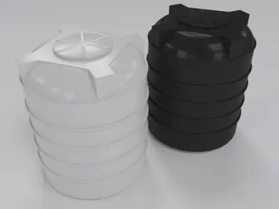 Water Tank Indian 500 Ltr 3D model