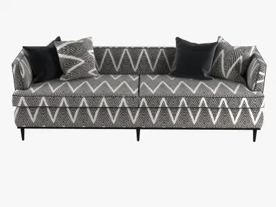 Monroe sofa by kate spade 3D model