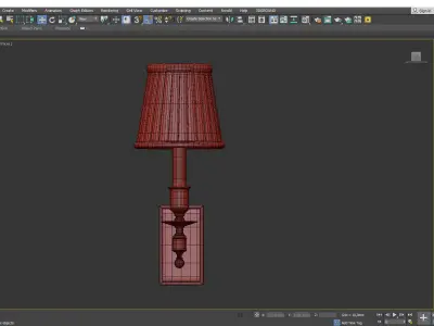 Ludlow Sconce Low-poly 3D model