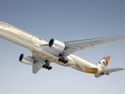  Airbus A350F Etihad Cargo 