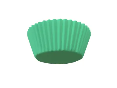 Cupcake Case v1 006 Low-poly 3D model