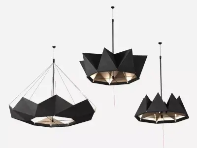led handmade pendant lamp inmoov studio lieven 3D model