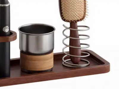 Bathroom Toiletry  Vanity Cosmetic Tray 3D model