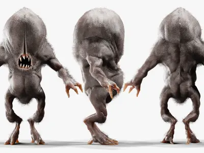 Tick Monster Blender 3D model