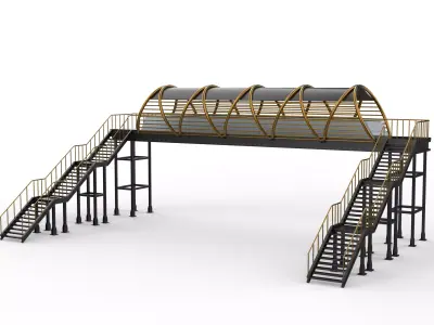 Footbridge 3D model