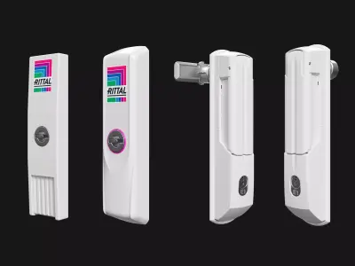Electrical cabinet door lock 3D model buy