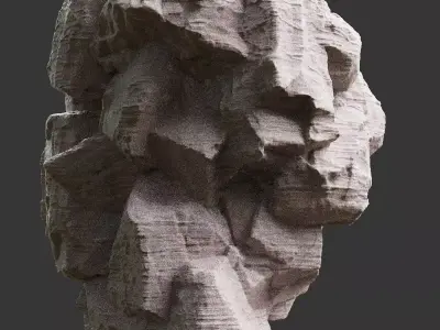 Stylized Realistic Highpoly Rock Bundle - CG And Games - 01 - 05 3D model