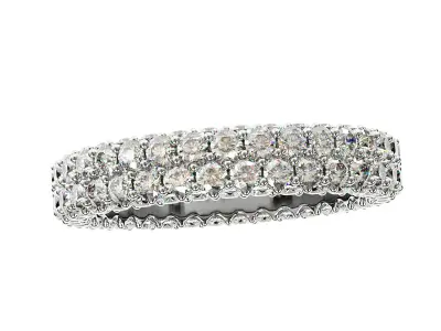 Fancy Eternity ring 3D print model