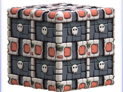 Stylized Wall Seamless Texture Texture 71