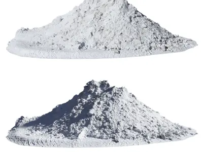 Ultra realistic A bunch of snow Scan  3D model
