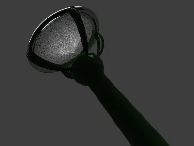 Modern Street Light 3D model