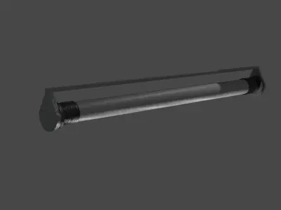 Fluorescent Low-poly 3D model