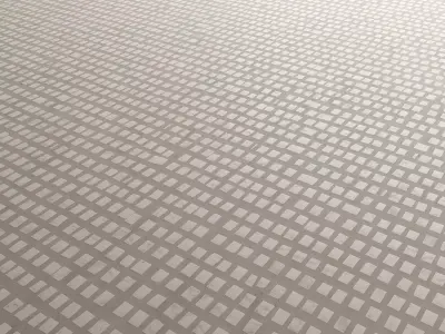 Floor Mosaic Square White on Gray 03 Texture