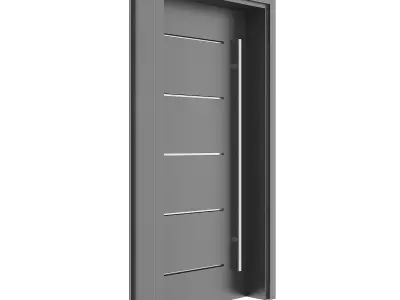Metal Front Door 3D model
