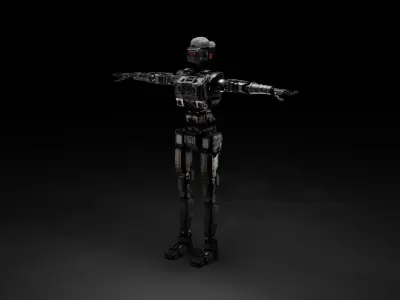 Sci Fi Robot Model V3 3D model