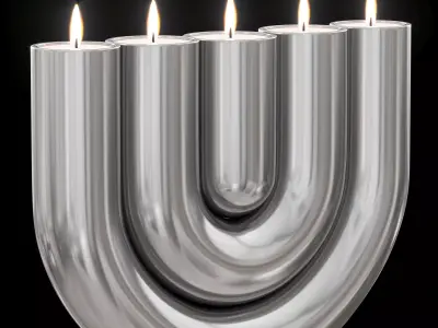 Double U Tealight Holder by Pinterest 3D model
