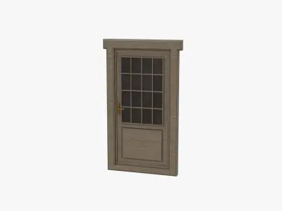 Door 07  Low-poly 3D model