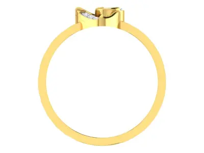 Women Ring Render 3dm STL OBJ FBX Details 3D print model 12