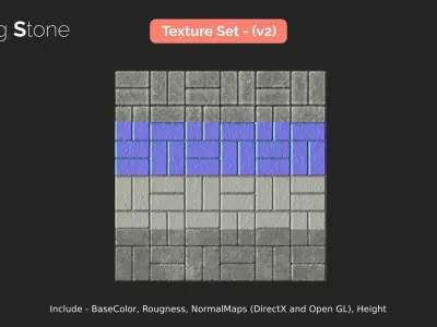 Paving Stone - small seamless textures set Texture