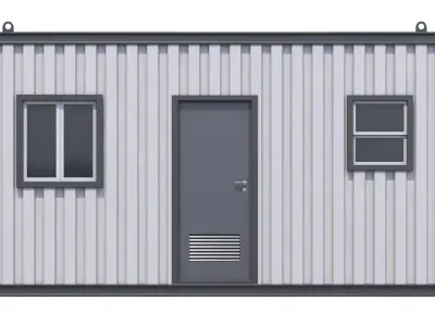 Construction Site Cabin 3D model