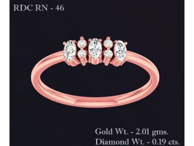 Women Ring 3D print model 44