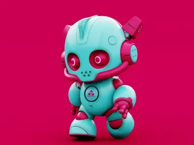 ROBO G-11  Rigged for Unreal Engine - Unity - MIXAMO 3D model