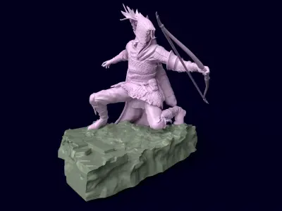 Elden Ring Nightreign Ironeye 3D print model
