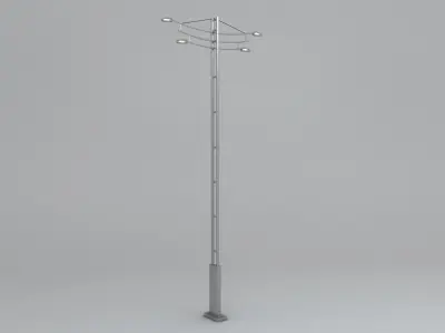 Street Light Pole 3D model