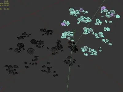 Stone - Gravel 86 3D model