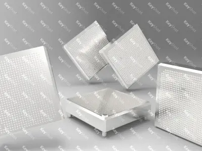 AMD Microprocessor Socket AM3 Go-No-Go Bent Pin Inspection Jig Free 3D model