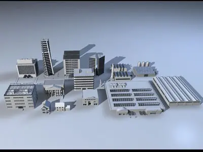 City pack 1 3D model