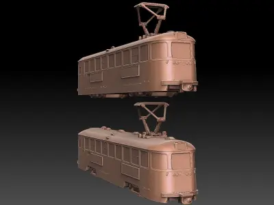 Swedish M29 Tram 3D print model