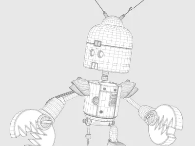 Realistic Robot - 4K Texture 3D model