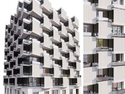 RESIDENTIAL BUILDING NO36 A 3D model