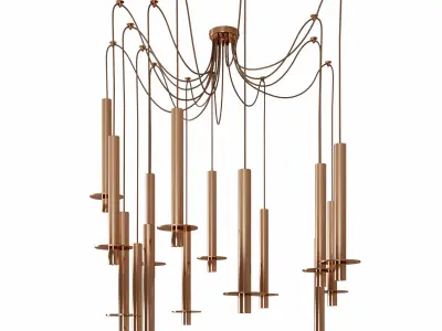 Chandelier Gastrobar 2 3D model
