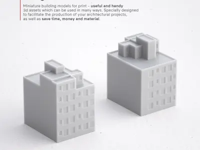 3D Print miniature building RB-US-NY-018 3D print model