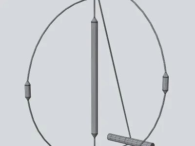 Wings Of The Wind Floor Lamp 3D model