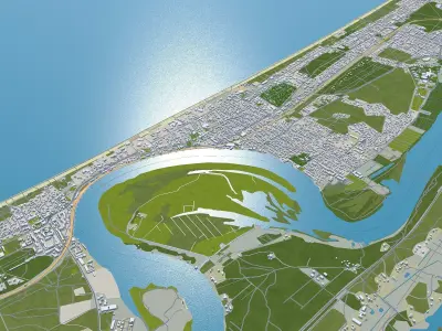 Jurmala Latvia Low-poly 3D model