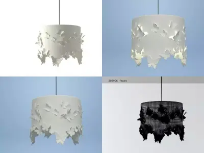 Delight Drum Shade 3D model