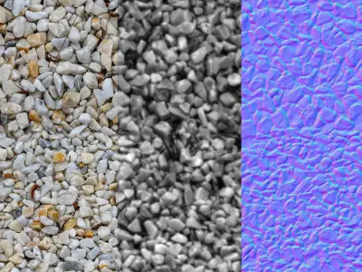 White pebble texture Texture