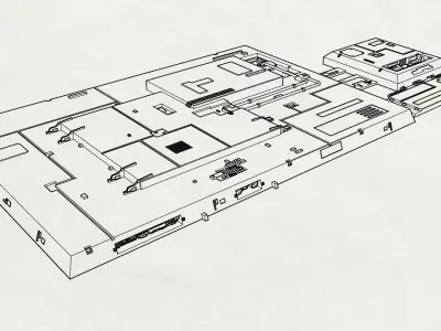 SCI-FI surface plate S001 3D model