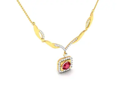 Solitaire Pendants  3D print model 5