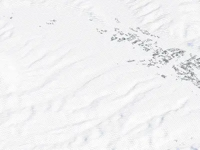 Pingliang China City Landscape 3D Model 3D model