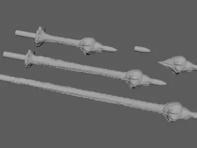 Sci-Fi Cannon Shot 3D print model