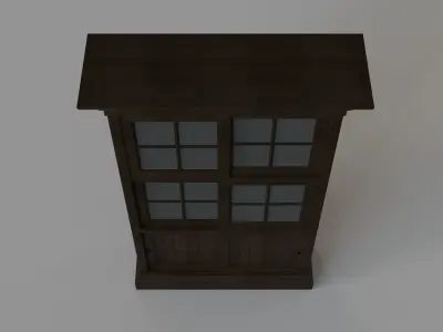 Modern Hutch 3D model